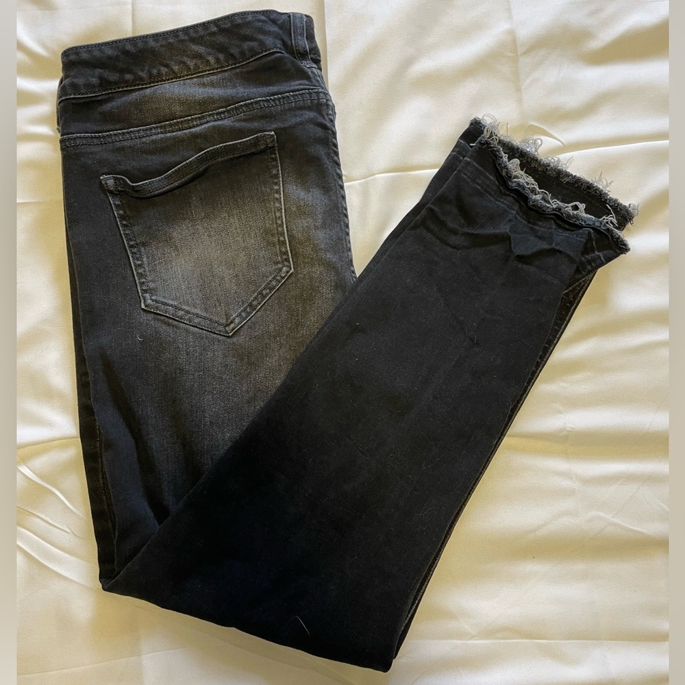 Maurices black jeans size 18